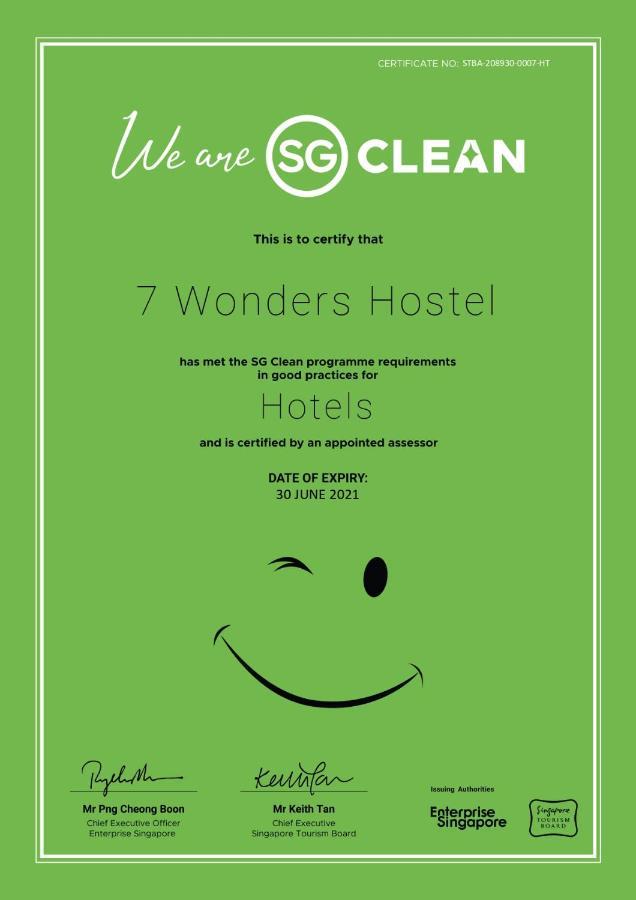 7 Wonders Boutique Capsule Hotell Singapore Exteriör bild